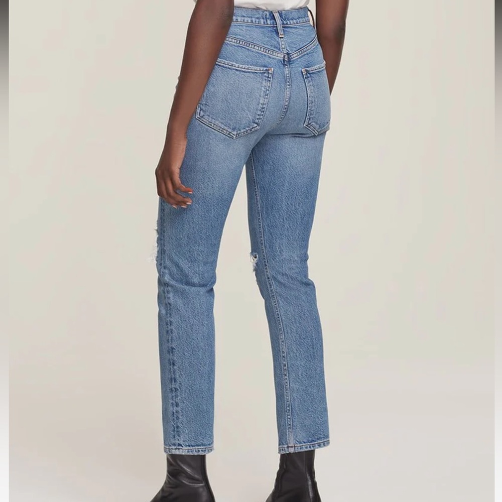 Agolde Riley High Rise Crop - Picture 2 of 5